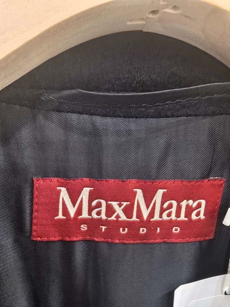 Max Mara Max Mara Navy classic cashmere coat Size S / US 4 / IT 40 - 3 Thumbnail