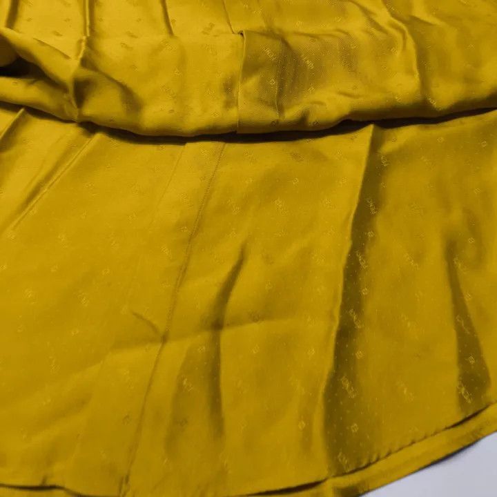 Fendi FENDI Yellow Logo Long Sleeve Shirt -2507 Size US M / EU 48-50 / 2 - 9 Thumbnail