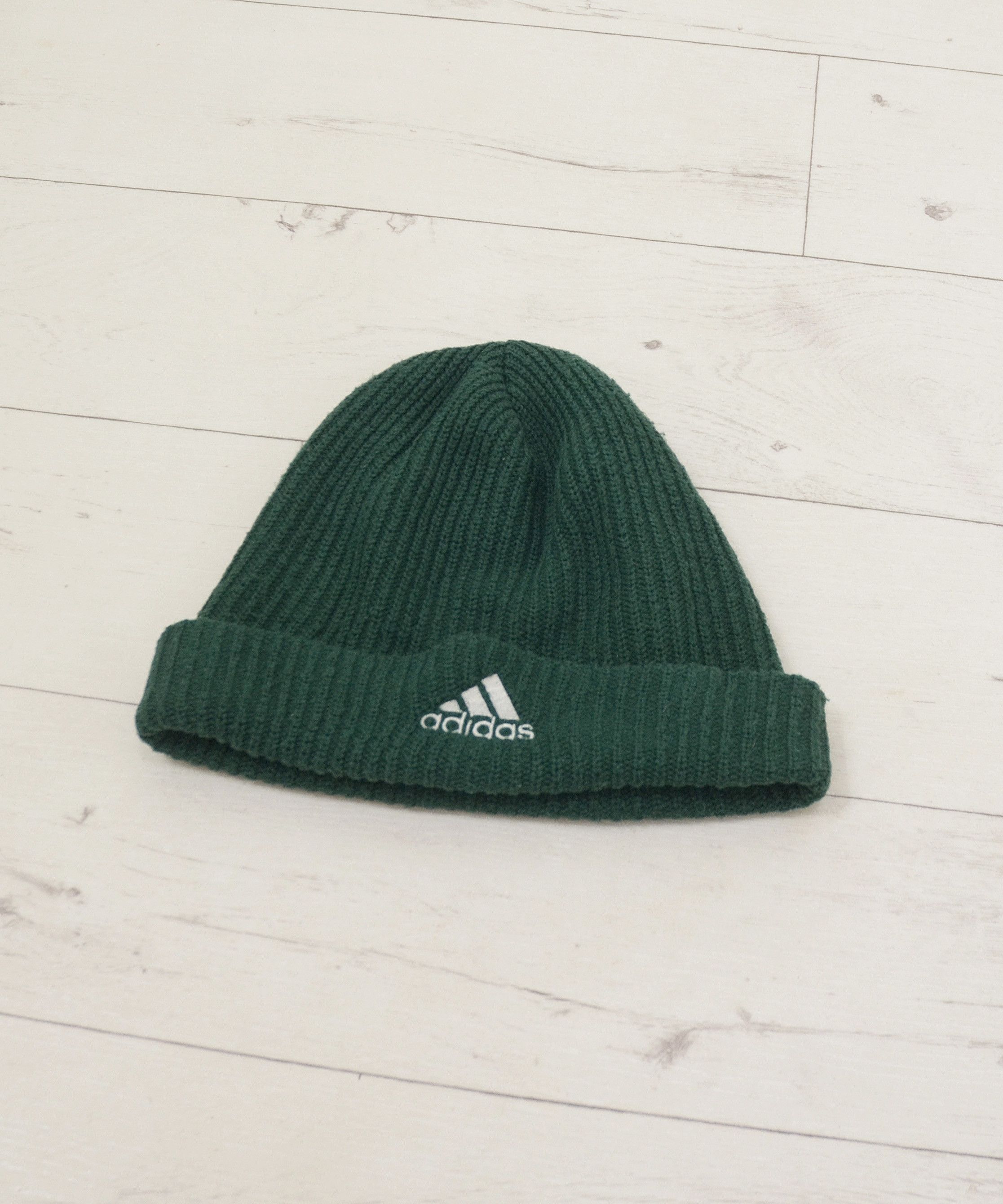 Adidas × Equipment × Vintage Vintage Adidas Gren Equipment Beanie Hat Y2K Knit Size ONE SIZE - 1 Thumbnail