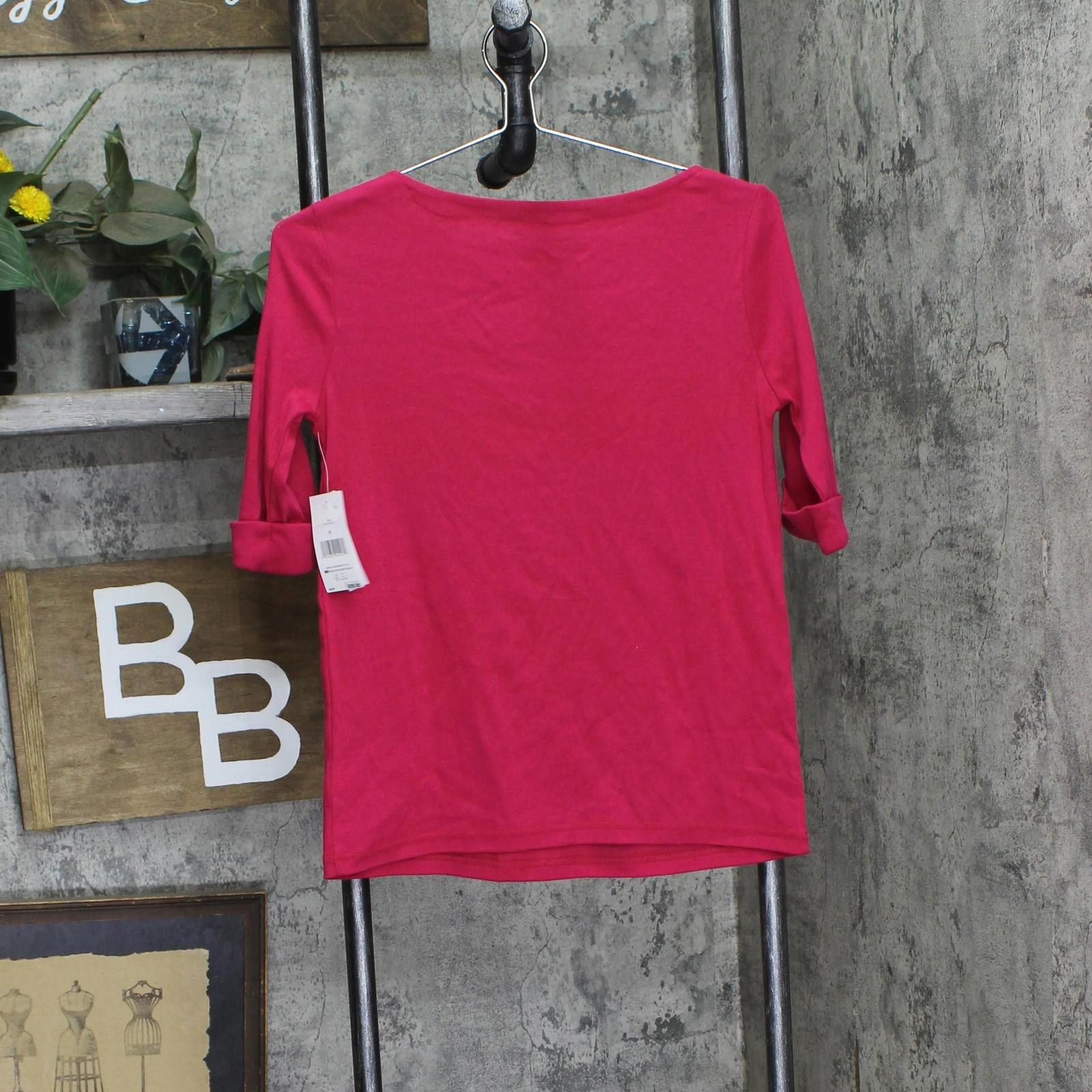Other Nwt Gloria Vanderbilt Pullover Top Dgvk8058 Pink Aster S Size S / US 4 / IT 40 - 2 Thumbnail