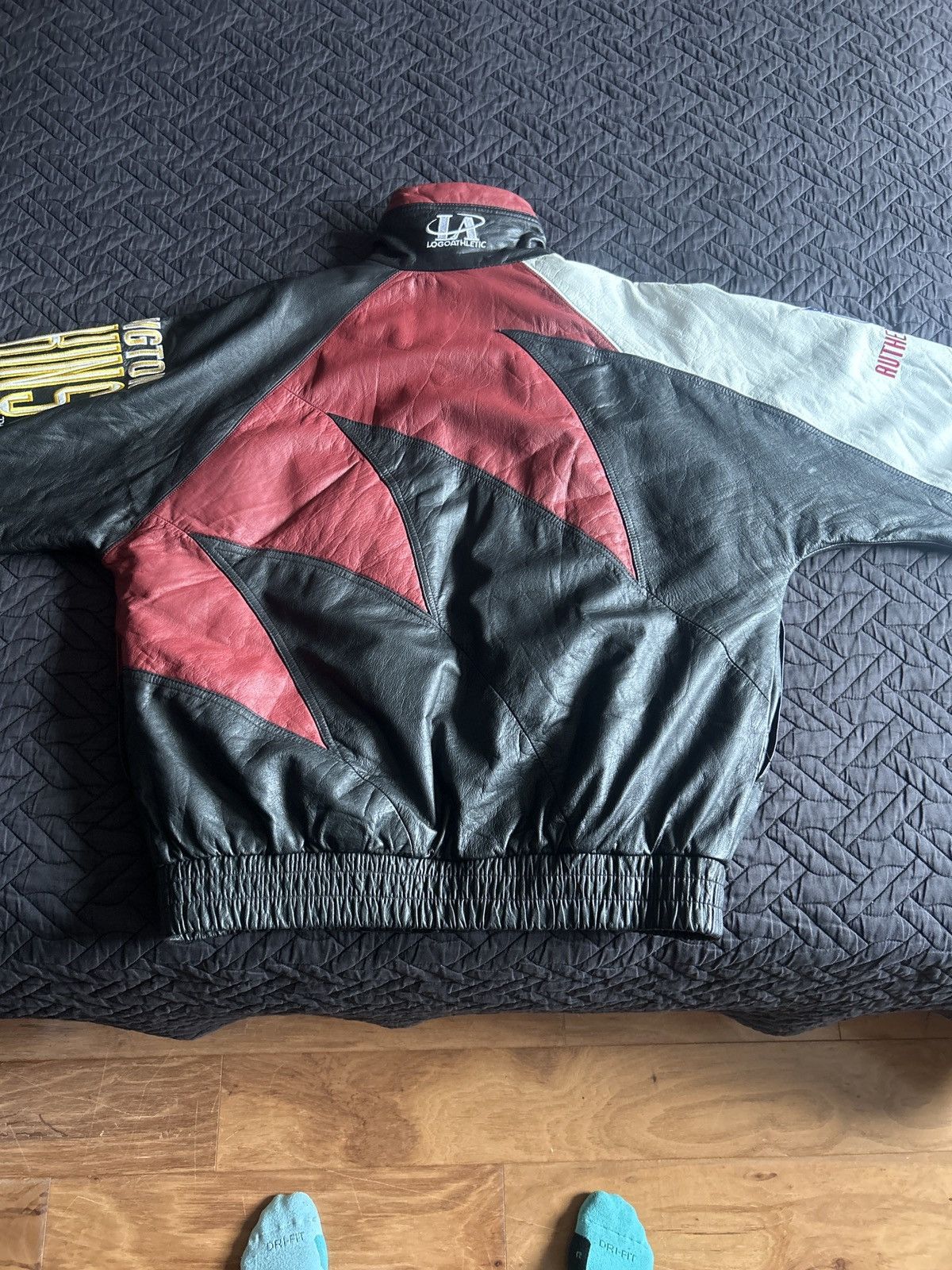Logo Athletic Washington commanders leather jacket Size US L / EU 52-54 / 3 - 2 Thumbnail