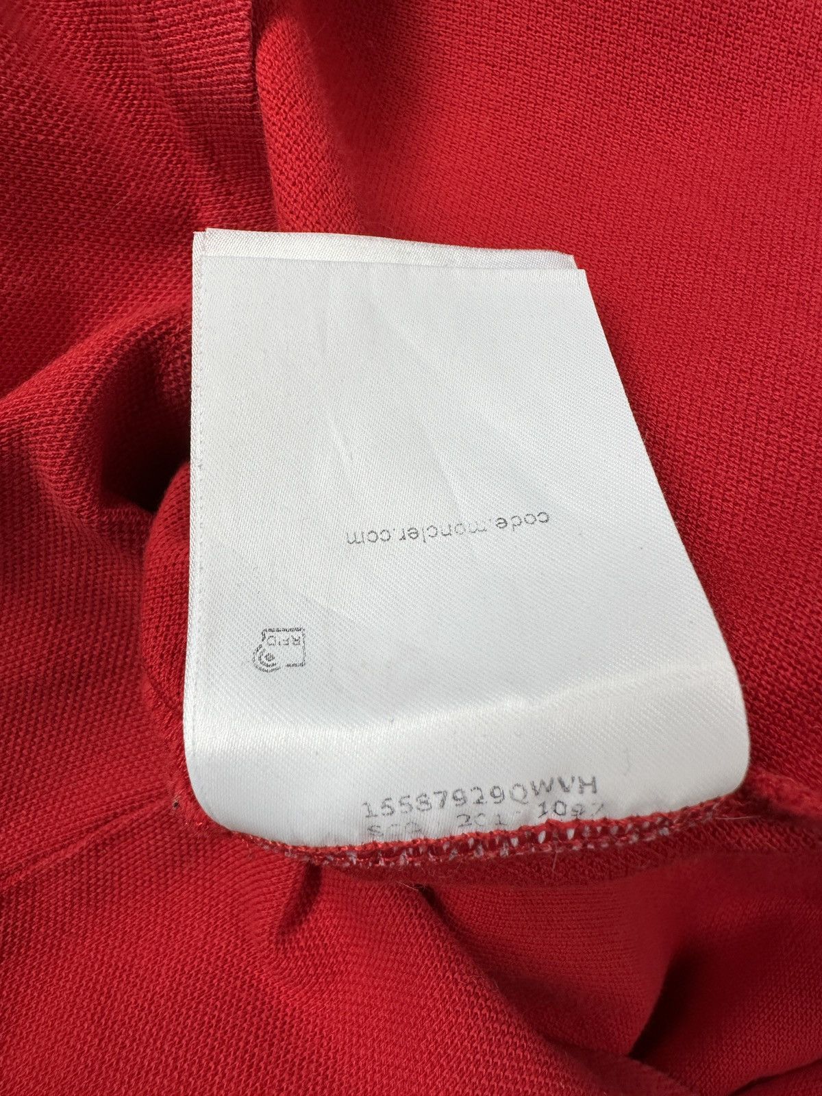 Moncler MONCLER Maglia Polo Manica Corta Red Men’s Polo Shirt size M Size US M / EU 48-50 / 2 - 10 Thumbnail