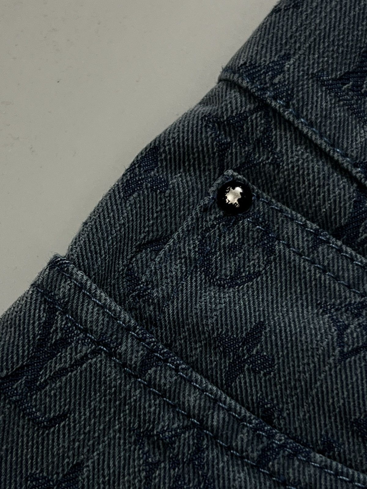 Louis Vuitton Louis Vuitton Virgil abloh Japan monogram slim fit jeans Size US 33 - 8 Thumbnail