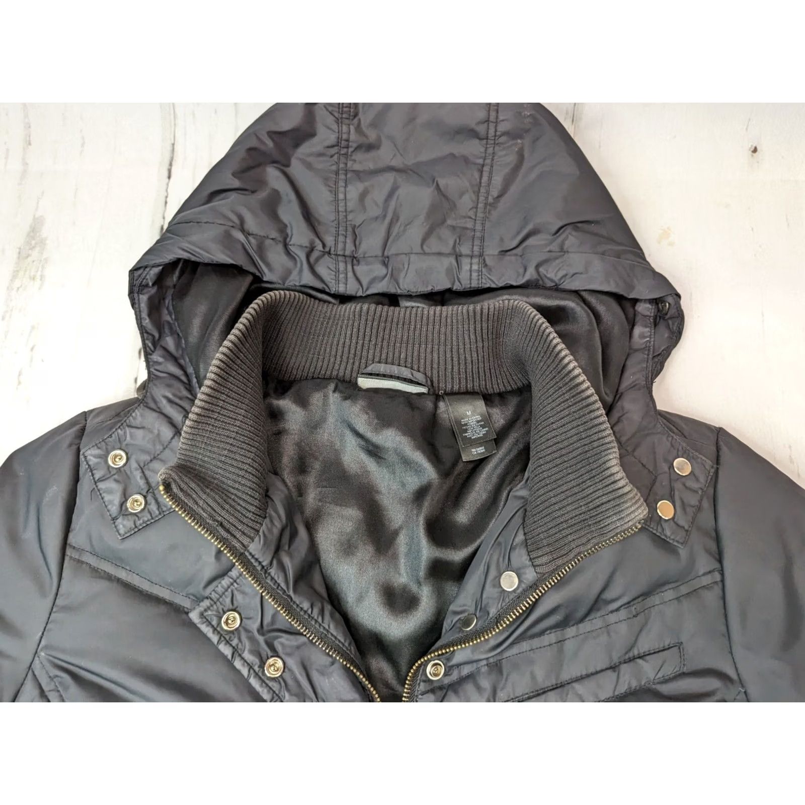 DKNY DKNY Active Down Feather Puffer Jacket Hooded Insulated Winter Black Women M Size DKNY Active Down Jacket Hooded Insulated Winter Black Women M Size M / US 6-8 / IT 42-44 - 5 Thumbnail