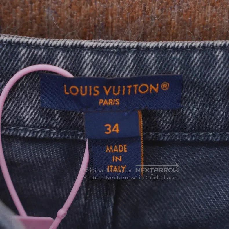Louis Vuitton Louis Vuitton 24aw Logo Jeans Size 33" - 3 Thumbnail