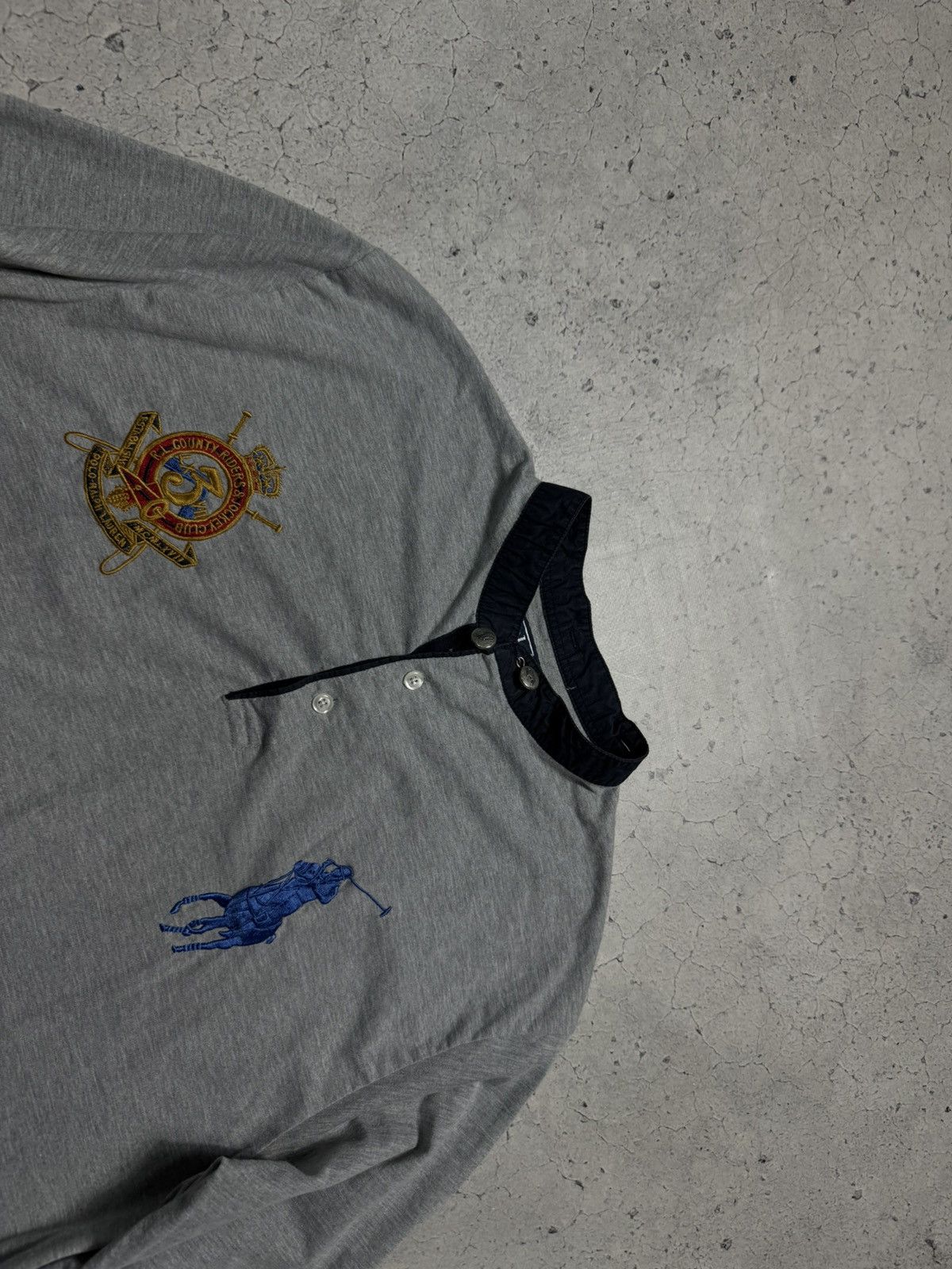Polo Ralph Lauren Polo Ralph Lauren Big Pony Long Sleeve #3 PRL Vintage Size US XL / EU 56 / 4 - 4 Thumbnail
