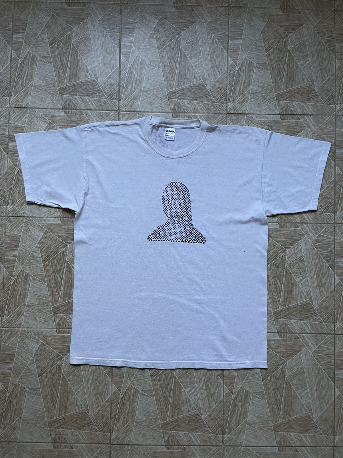 Other Vintage Art Handmade Custom Mona Lisa Hypnosis Logo White Size US XL / EU 56 / 4 - 1 Thumbnail