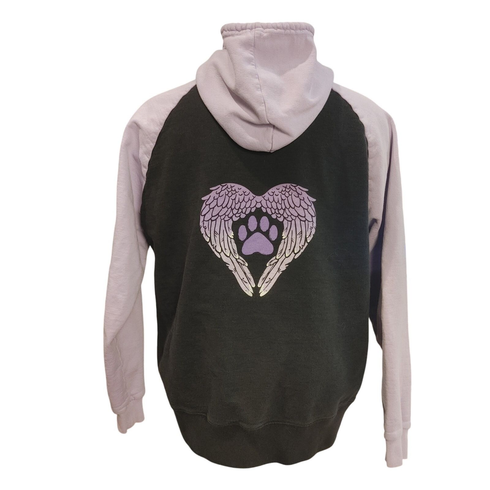 Other The Animal Rescue Site Women's L Black/Purple Hoodie Size L / US 10 / IT 46 - 2 Thumbnail