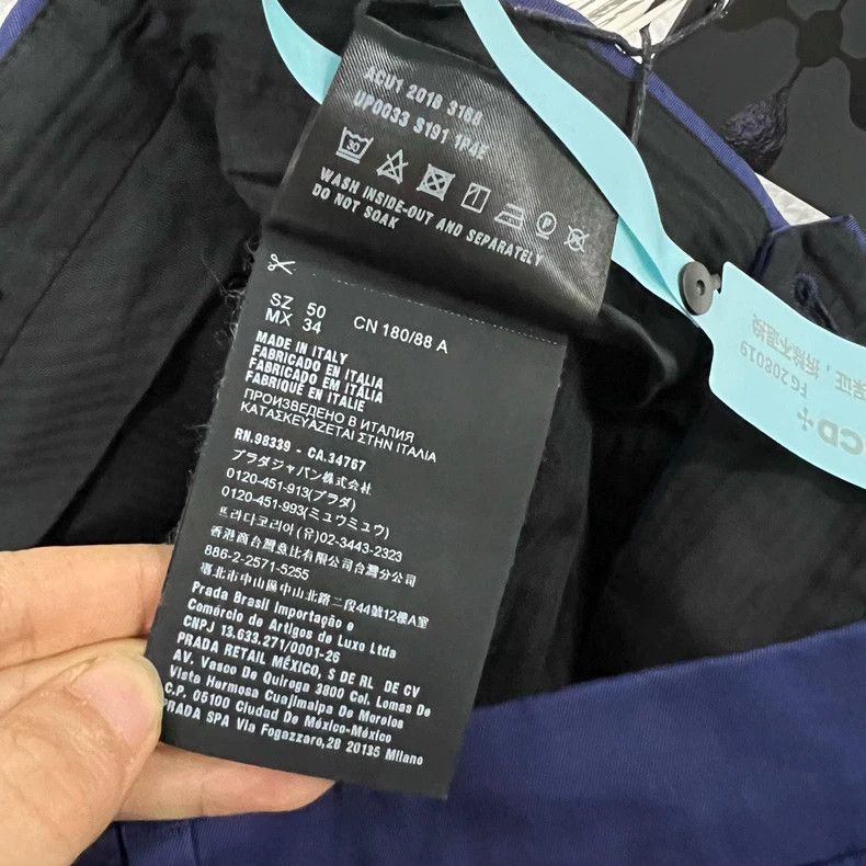 Prada Prada Blue trousers 2502-Nextarrow Size 50R - 5 Thumbnail