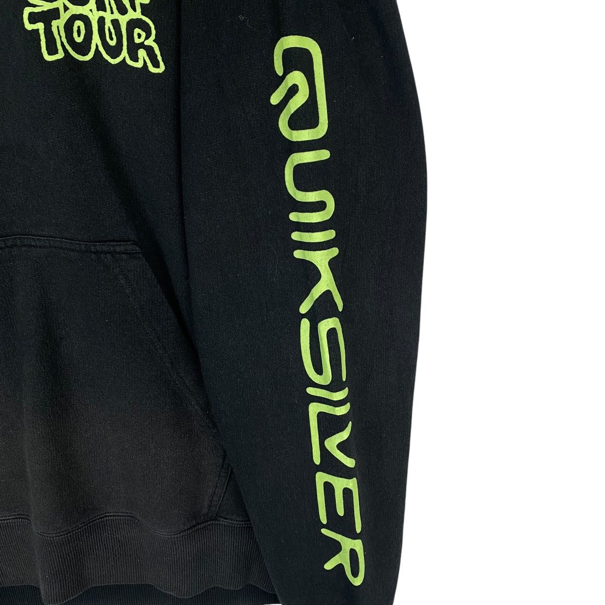 Vintage Vintage Quik Silver Hoodie Printed Sweater Black/Green Size US L / EU 52-54 / 3 - 8 Thumbnail