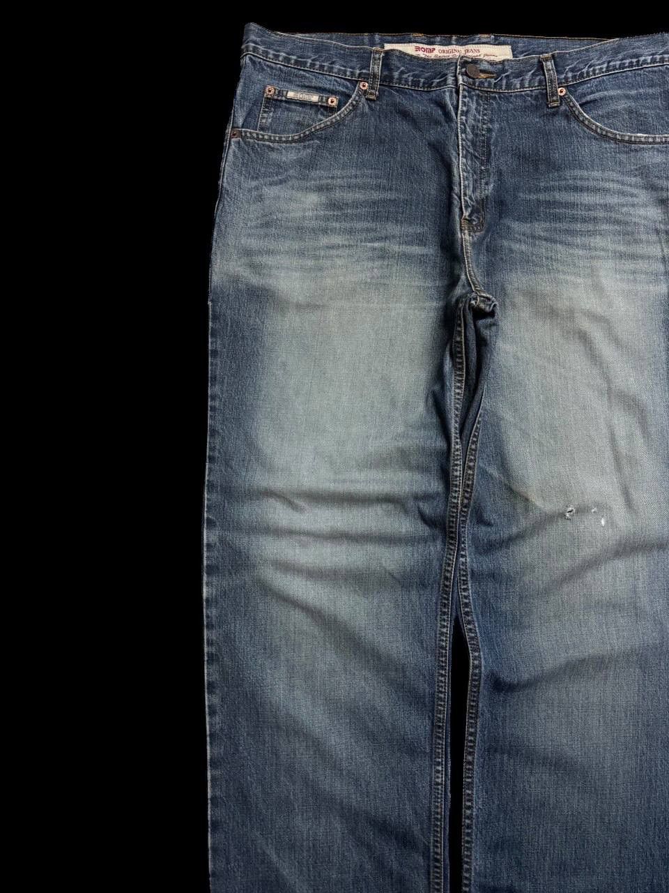 Japanese Brand WAIST-37 BAGGY Japanese Insane Mudwash Distressed Denim Jean Size US 37 - 4 Thumbnail