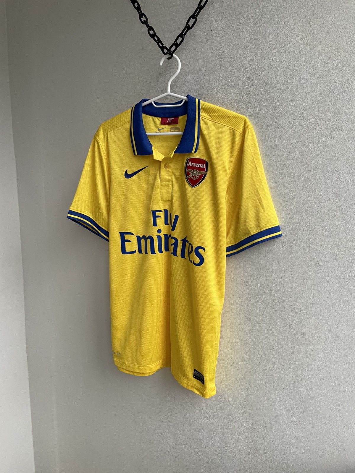 Nike Arsenal 2013 2014 Away Football Shirt Soccer Jersey Nike Size US S / EU 44-46 / 1 - 2 Thumbnail