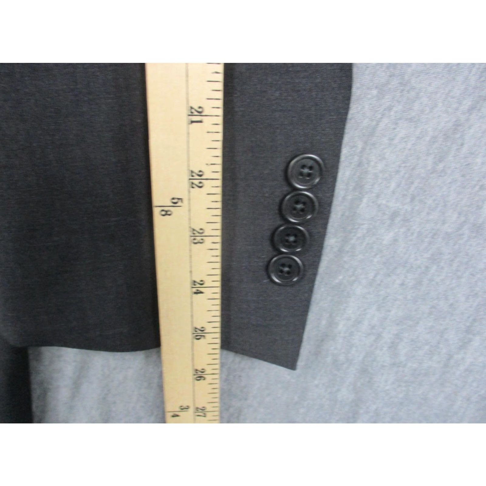 Brooks Brothers Brooks Brothers Blazer Mens 44R Gray Explorer Regent Fit Wool Stretch Sport Coat Size 44R - 5 Thumbnail