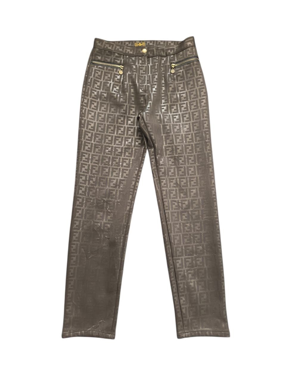 Fendi Vtg Fendi Monogram Pants Size US 30 / EU 46 - 1 Thumbnail