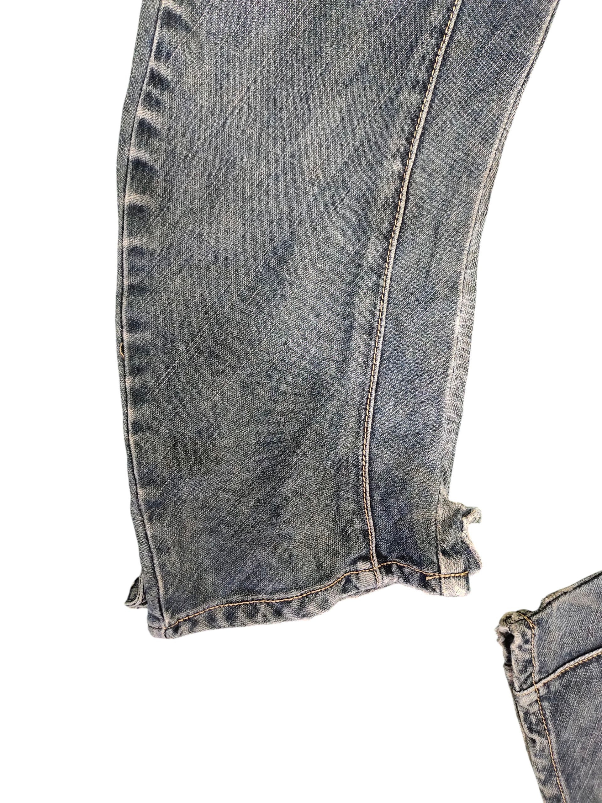 PPFM Ppfm Multi Zipper Pocket Distress Denim Jeans Grunge Punk Size US 32 / EU 48 - 6 Thumbnail