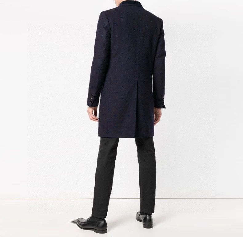 Gucci Gucci Bee embroidered wool coat Size US M / EU 48-50 / 2 - 9 Thumbnail