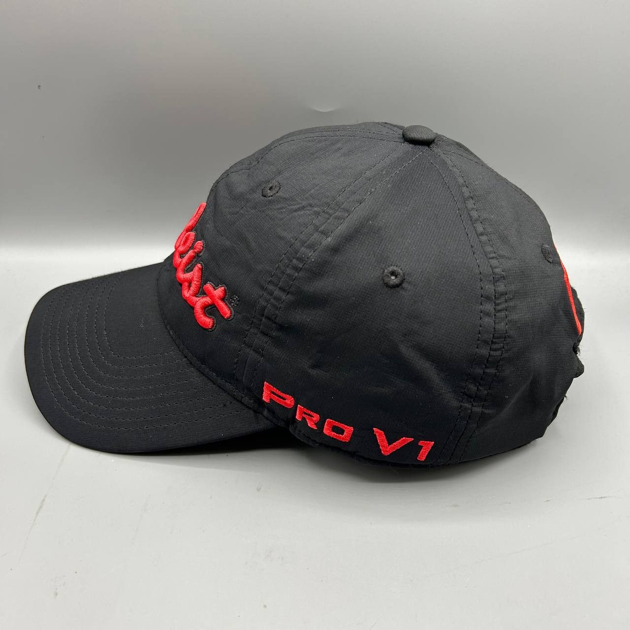 Titleist Titleist Golf Hat Men Footjoy Pro V1 Strap Back Cap Size ONE SIZE - 3 Thumbnail