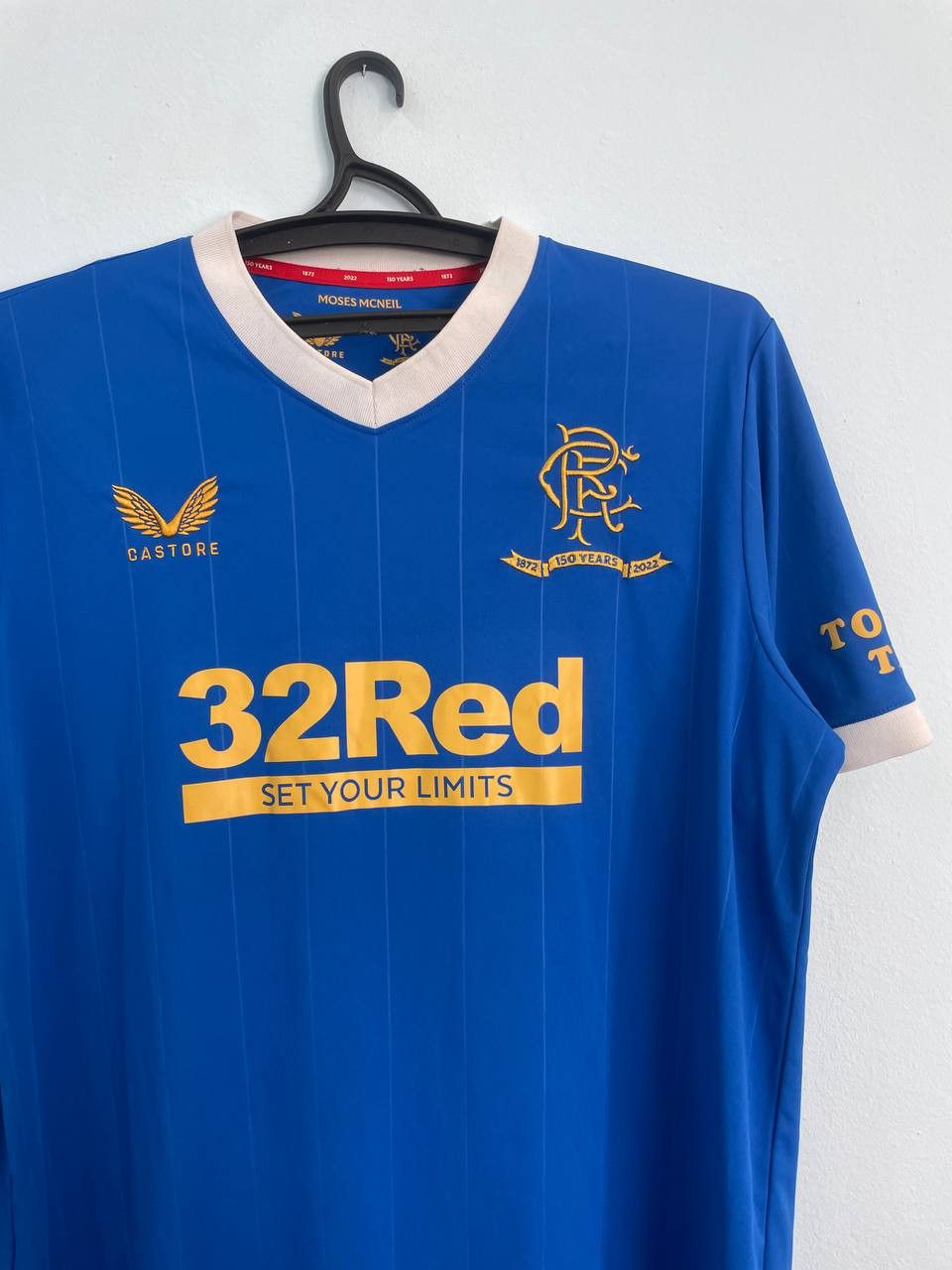 Castore CASTORE GLASGOW RANGERS 2021 2022 SIZE M / L JERSEY SHIRT Size US XL / EU 56 / 4 - 2 Thumbnail