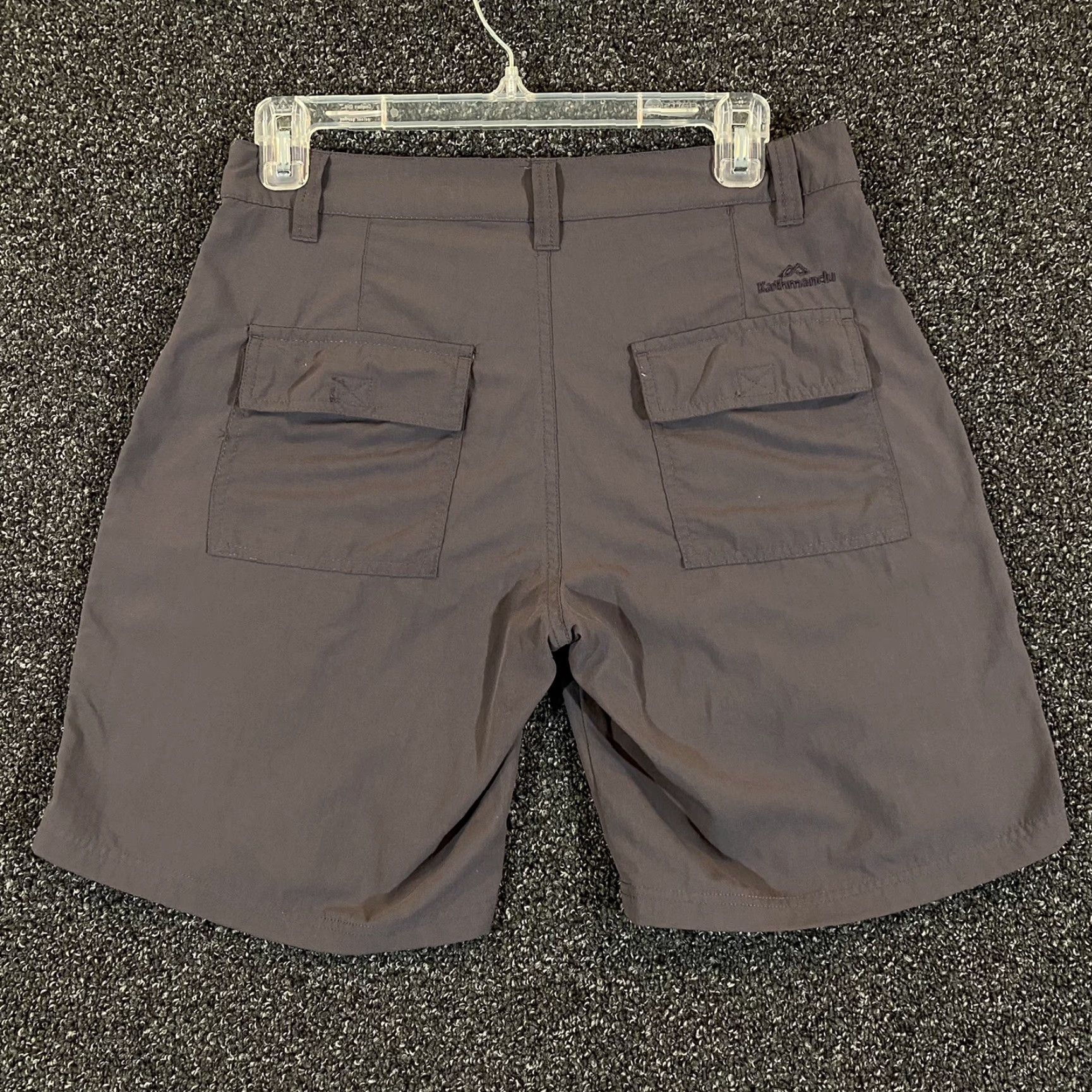 Kathmandu Kathmandu Shorts Womens 8 Gray Cargo Chino Khaki 8” Inseam Hiking Outdoors Size 30" / US 8 / IT 44 - 7 Thumbnail