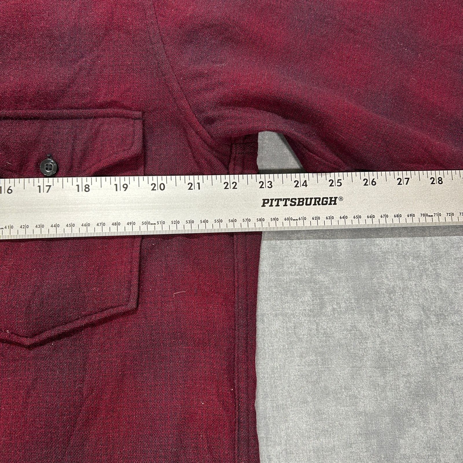 Pendleton VTG 60s Pendleton shadow plaid wool button up shacket mens M Size US M / EU 48-50 / 2 - 4 Thumbnail