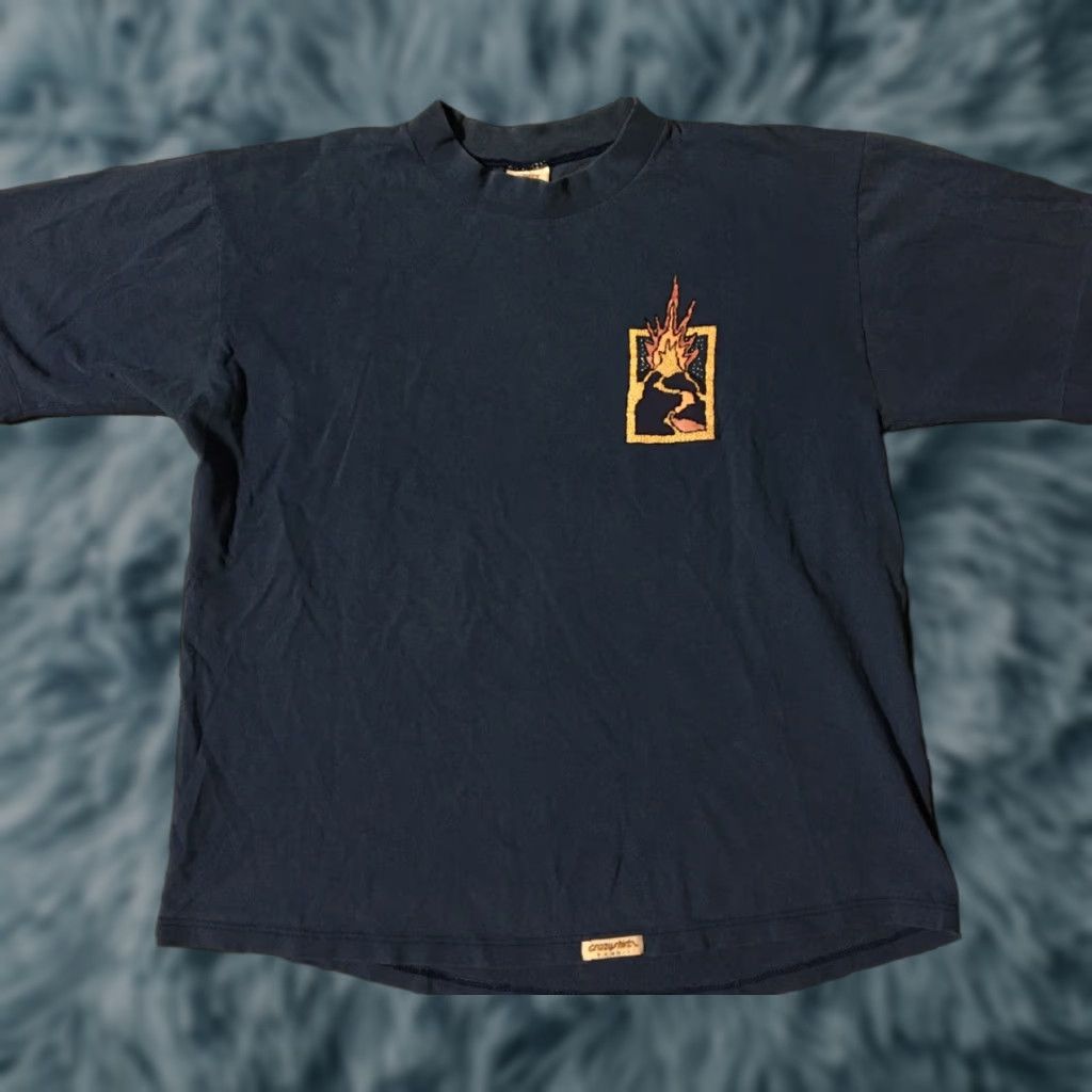 Vintage VINTAGE 80s Hawaii Island Of Fire Faded Shirt S USA Beach Surf Volcano Grunge 90s TC Size US S / EU 44-46 / 1 - 1 Thumbnail