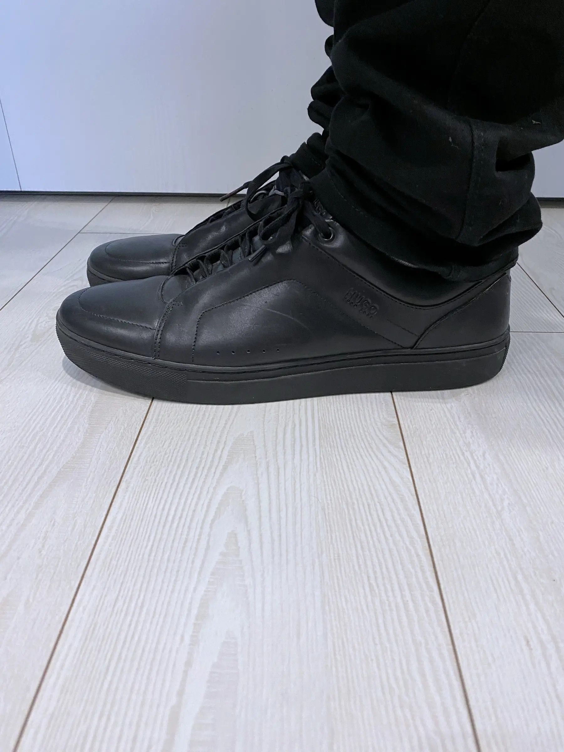 Hugo Boss Hugo Boss leather sneakers sneakers size UK 12.5 Size US 12.5 / EU 45-46 - 5 Thumbnail