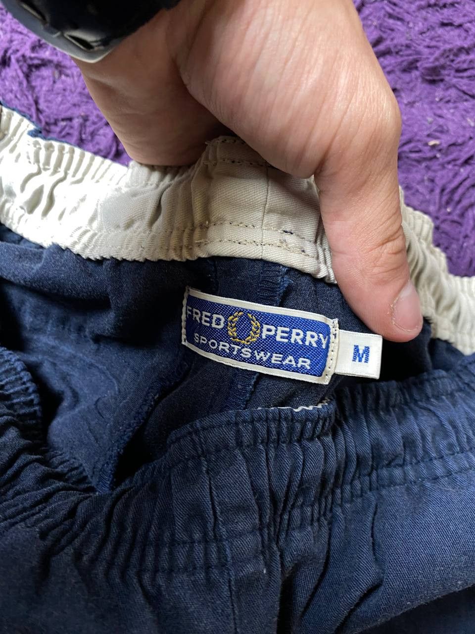 Fred Perry × Vintage Fred Perry Sportswear Vintage blue faded shorts Size US 32 / EU 48 - 2 Thumbnail
