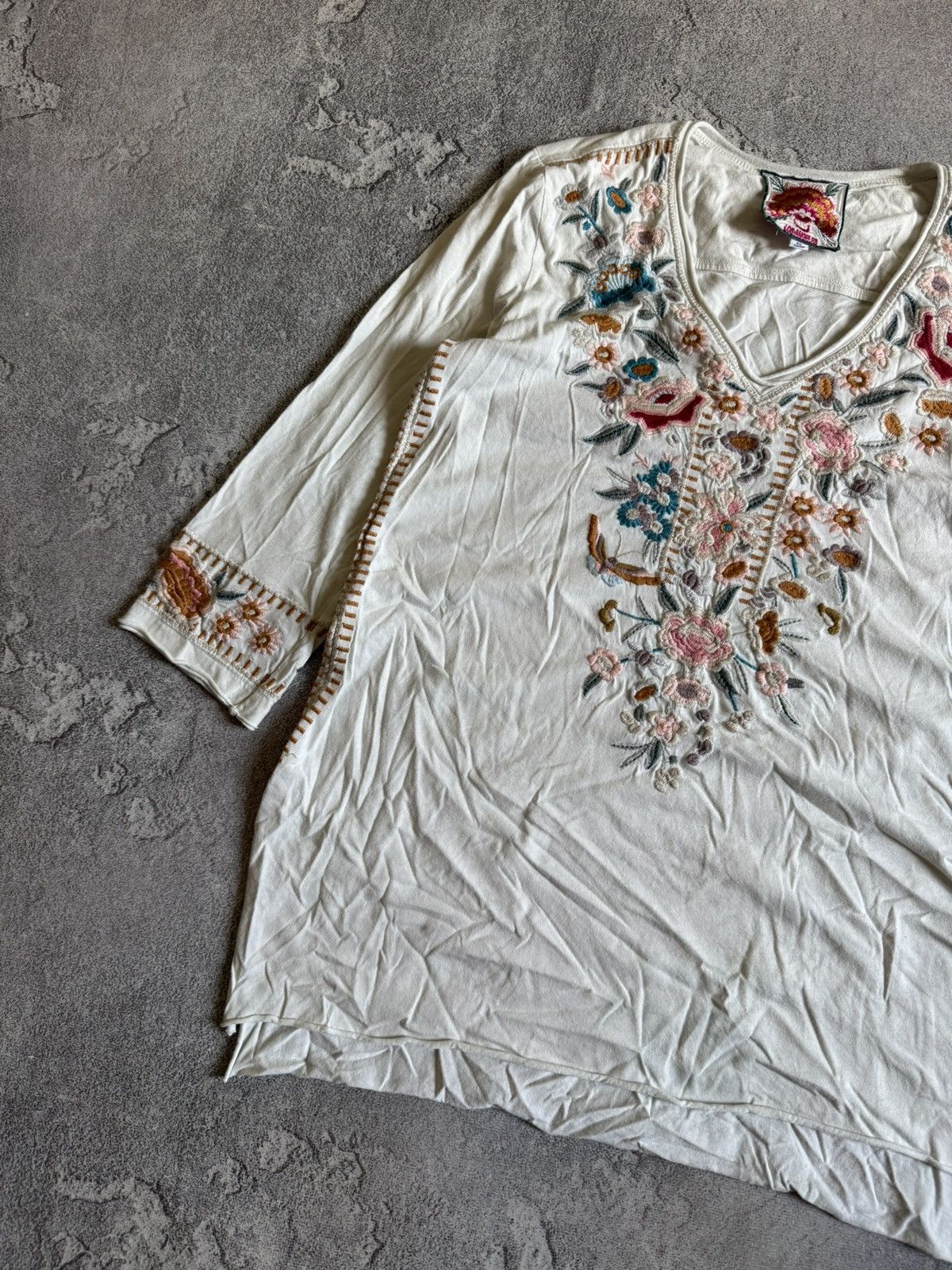 Johnny Was Johnny Was XS knitwear flowers shirt blouse pullover jumper Size XS / US 0-2 / IT 36-38 - 8 Thumbnail
