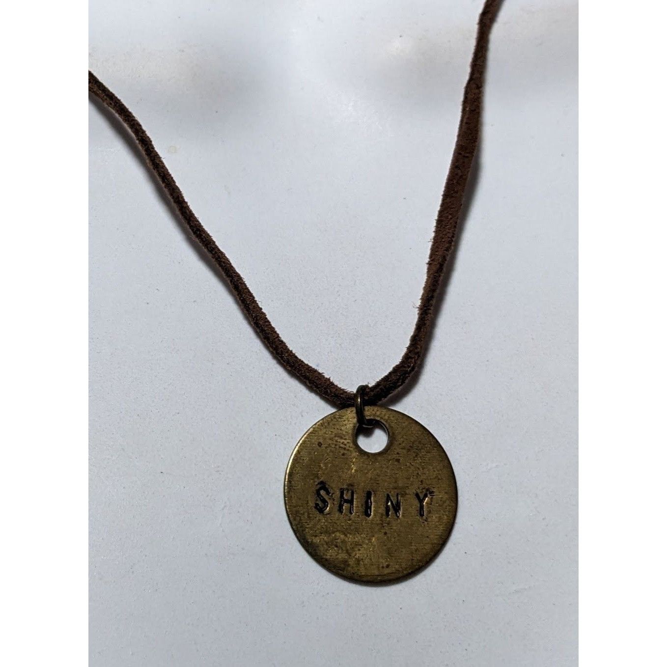Other Handmade Gold Shiny Stamped Pendant Necklace Size ONE SIZE - 7 Thumbnail