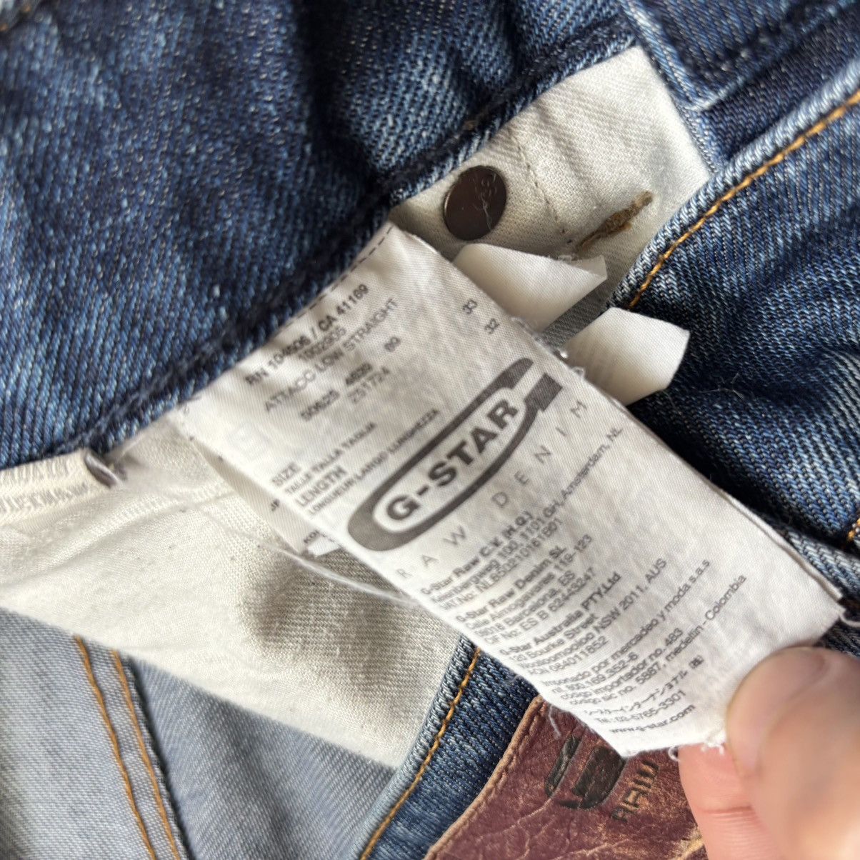 Vintage G Star RAW Denim 3301 Jeans Y2K ERD Dior Home Style