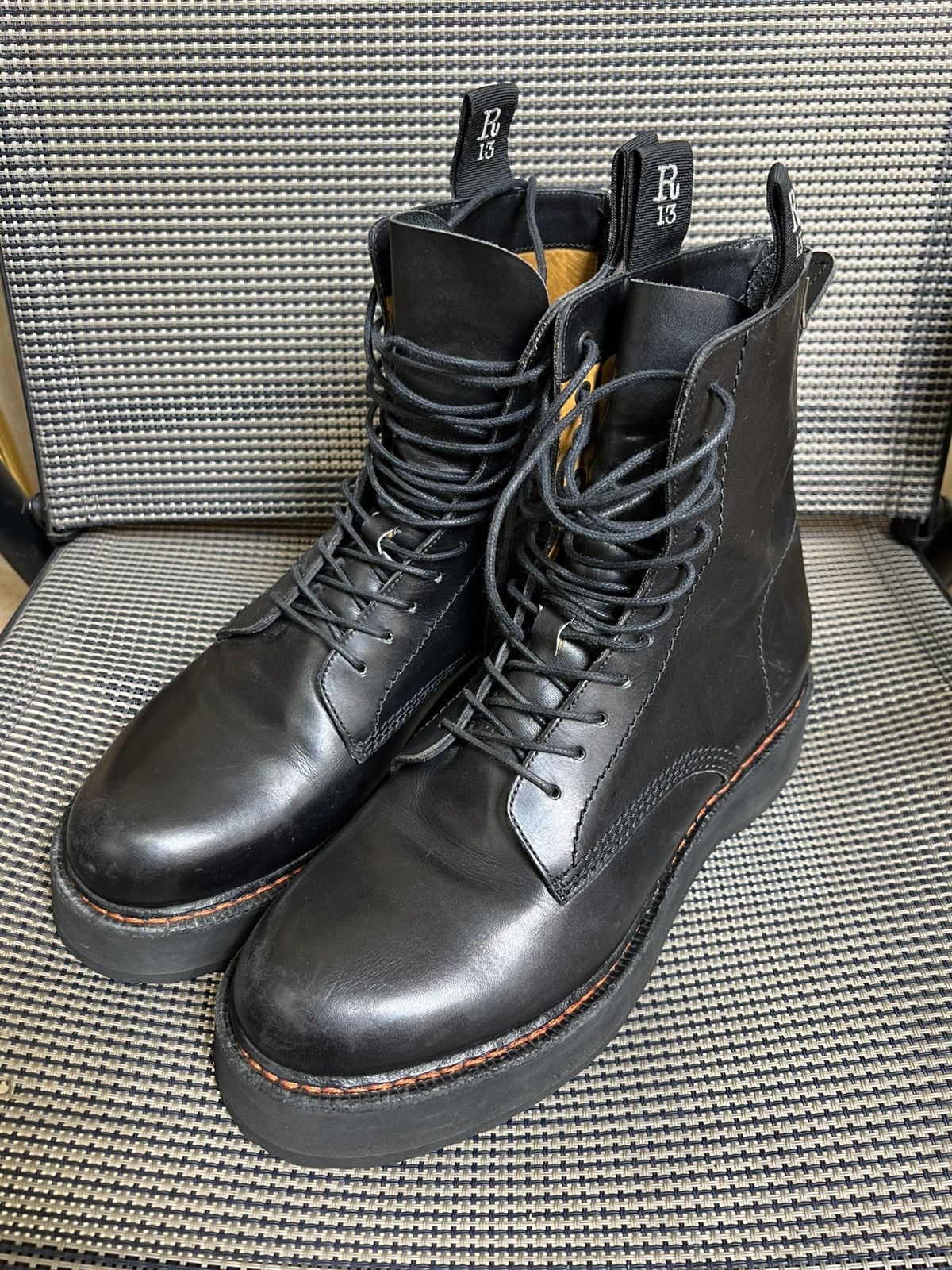 R13 R13 Single Stack Boots Size US 7 / EU 40 - 12 Thumbnail