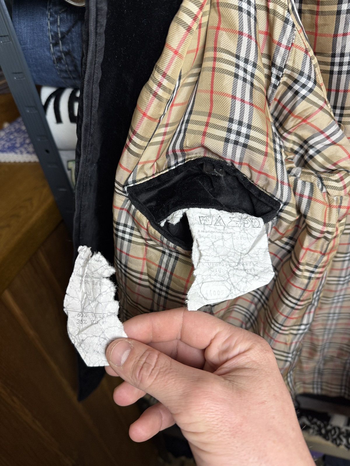 Burberry Burberrys Velvet Quilted Jacket Nova Check Size US L / EU 52-54 / 3 - 17 Thumbnail