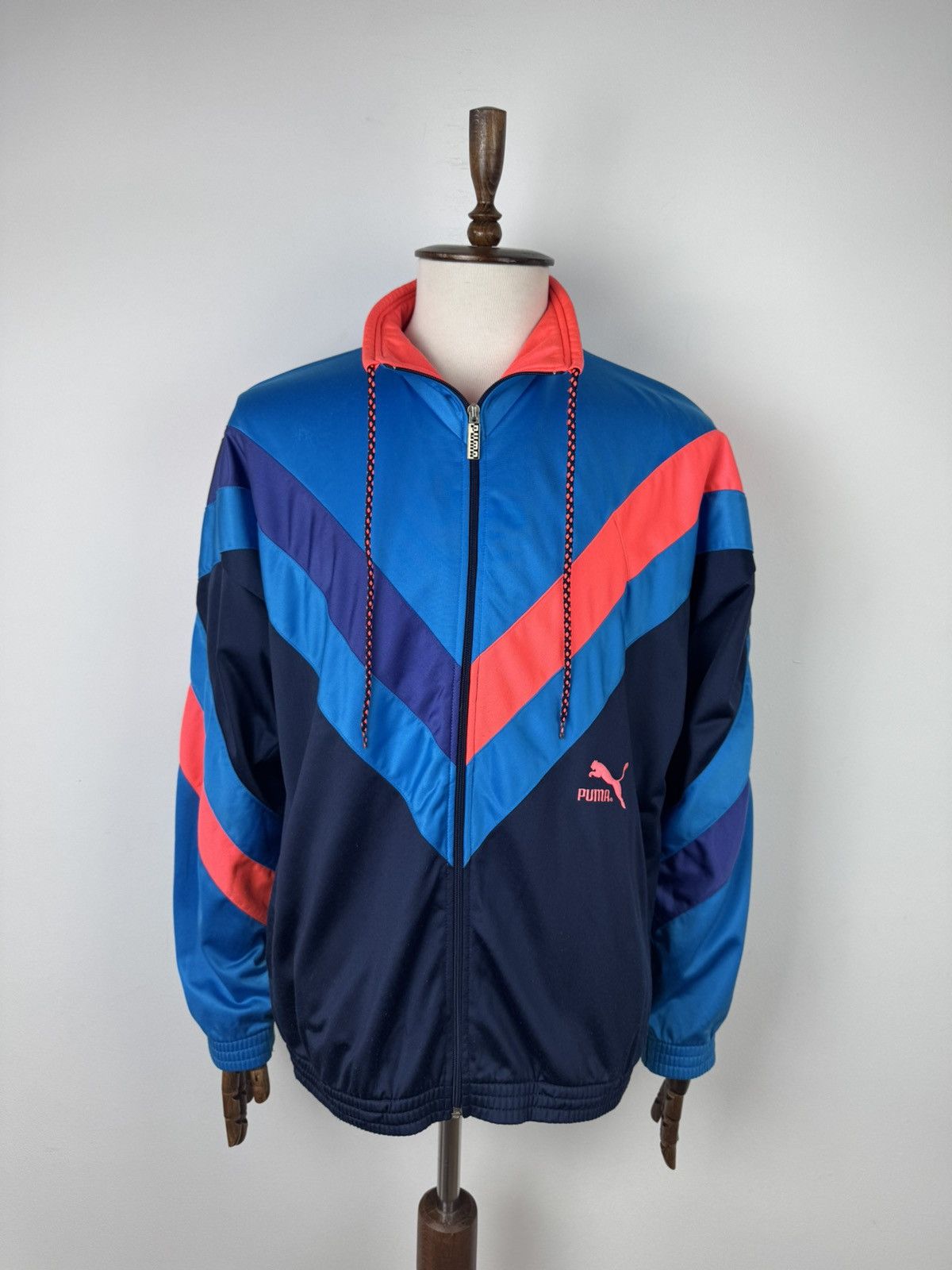 Puma × Vintage Men’s Vintage Puma Retro 90’ Track Top Jacket size 42 Size US L / EU 52-54 / 3 - 1 Thumbnail