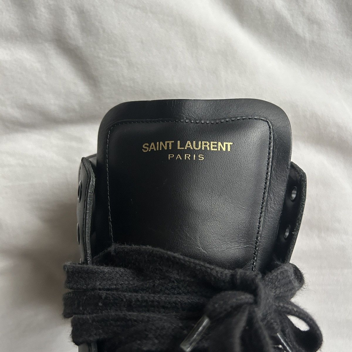 Saint Laurent Paris Saint Laurent SL/10H high top sneakers Size US 7.5 / EU 40-41 - 4 Thumbnail