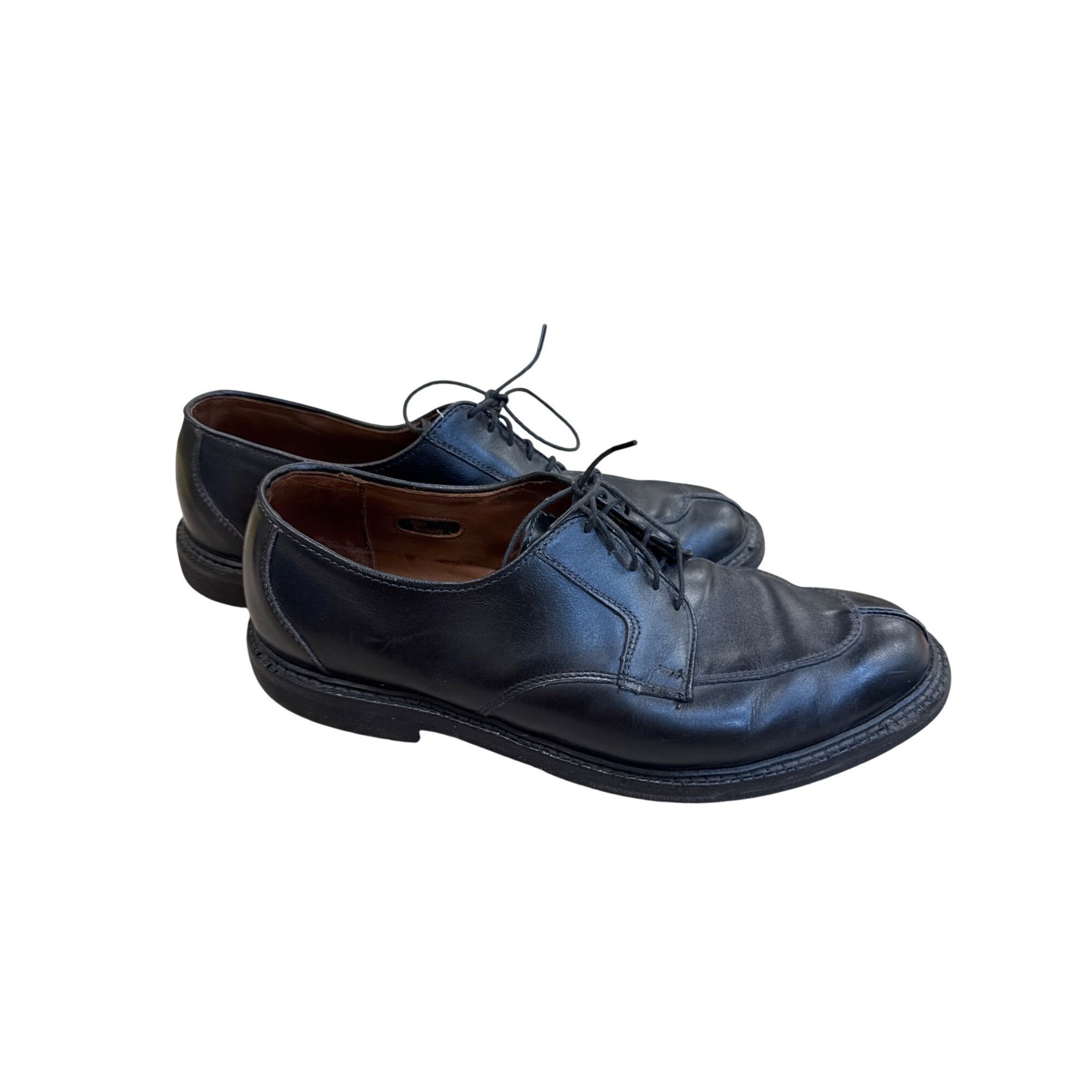 Allen Edmonds Allen Edmonds Mens Black Leather Derby Oxfords Size 9.5D SKU Size US 9.5 / EU 42-43 - 4 Thumbnail