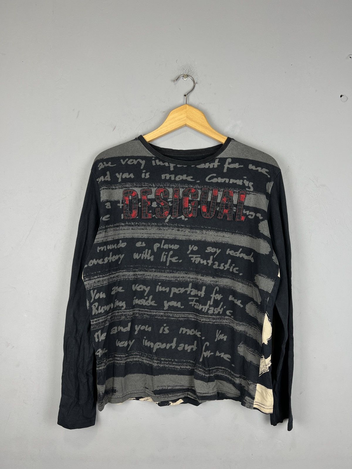 Affliction × Desigual × JNCO Vintage y2k desigual patches affliction style longsleeve Size US L / EU 52-54 / 3 - 1 Thumbnail