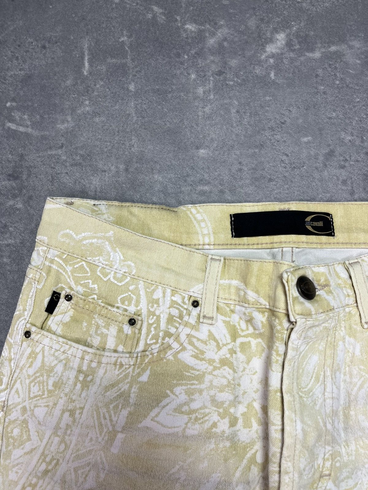 Just Cavalli AW03 Just Cavalli Astrology Tribal Jeans 30 Bandana Paisley Size US 30 / EU 46 - 6 Thumbnail