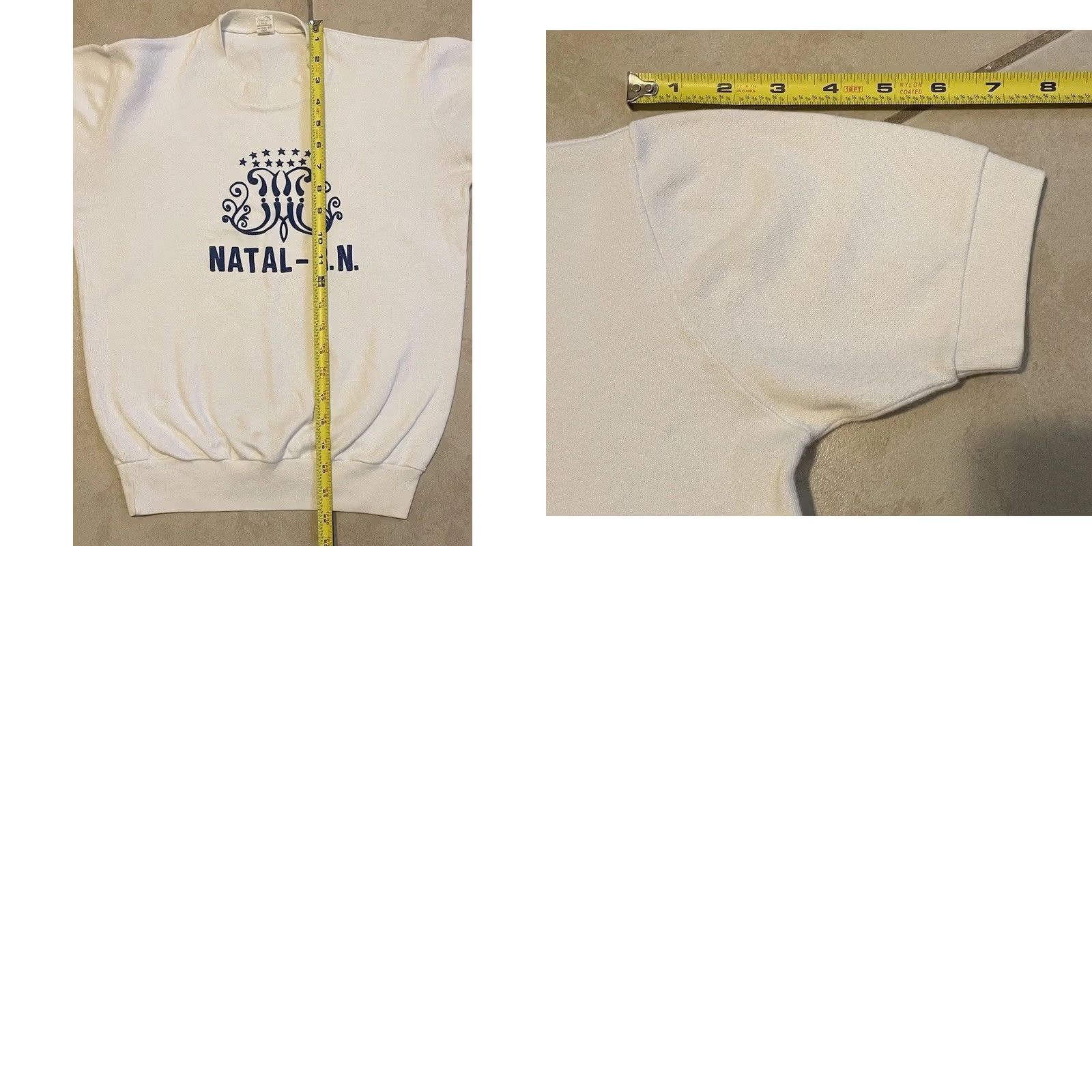 Vintage VINTAGE Marist Brothers Natal Brazil Sweatshirt Hoodie XS White College Army 80s Grunge USA Mens Size US XS / EU 42 / 0 - 9 Thumbnail