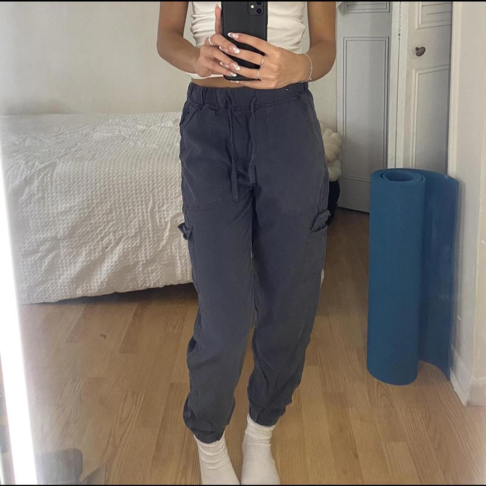 Other Grey cargo joggers with elastic waistband Size 28" / US 6 / IT 42 - 4 Thumbnail
