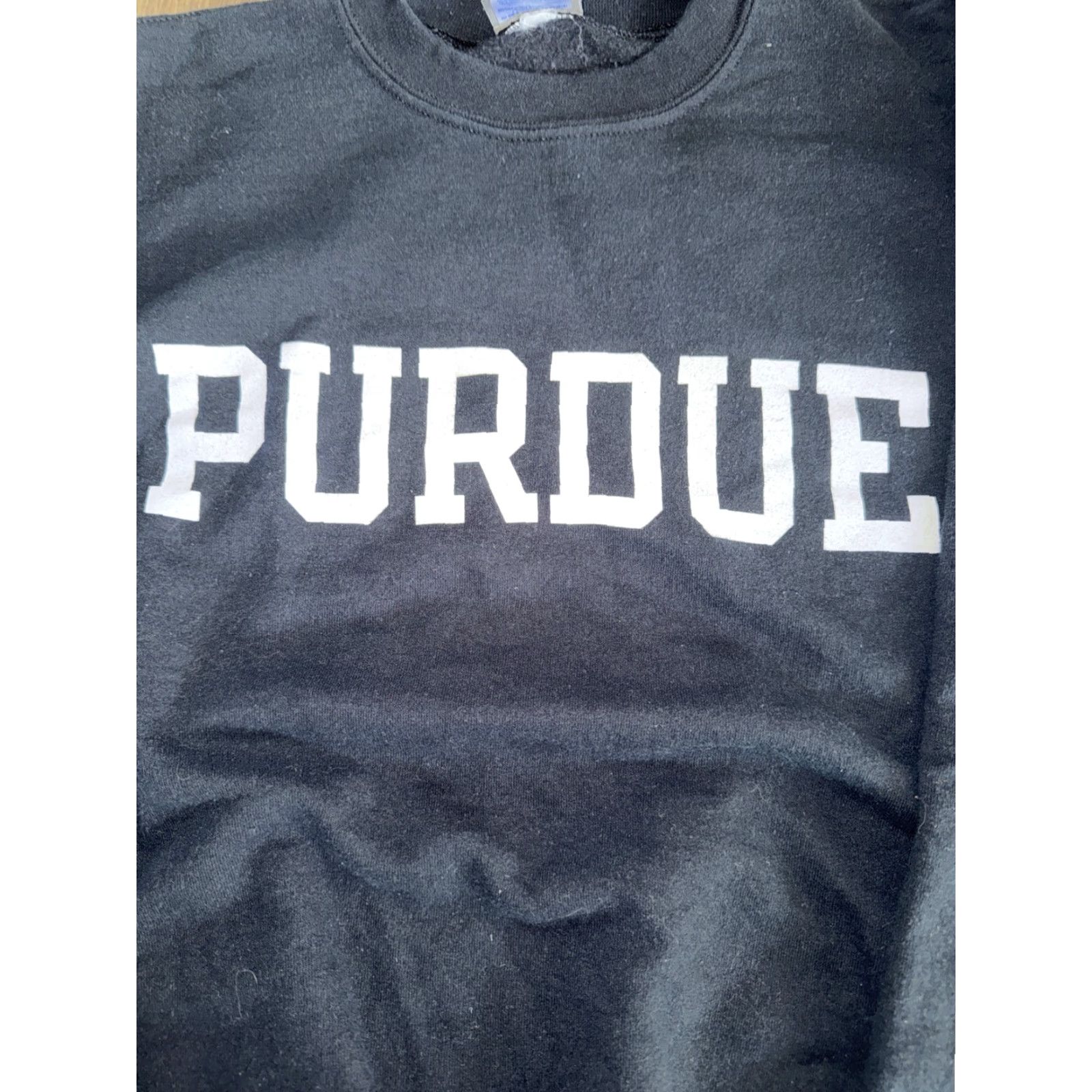Vintage VINTAGE Purdue Crewneck Sweatshirt Black XS Campus Specialty Men XS Pullover Year 19x23 Size US XS / EU 42 / 0 - 2 Thumbnail