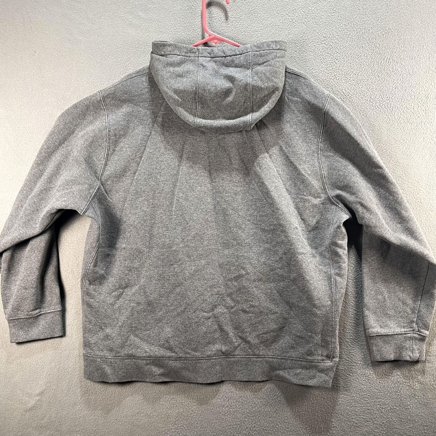 Nike VINTAGE Nike Hoodie Mens XL Gray Pullover Sweatshirt Swoosh Logo Fleece Athletic Pocket Size US XL / EU 56 / 4 - 7 Thumbnail