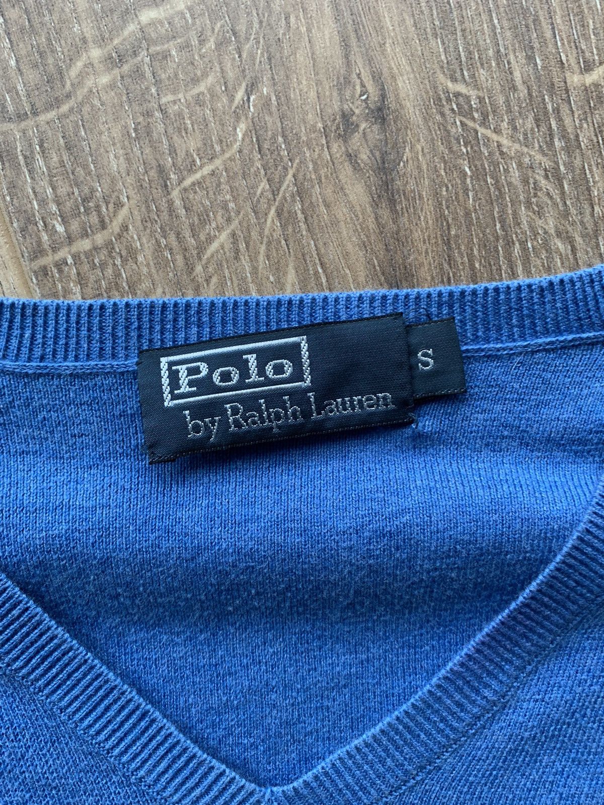 Vintage Polo Ralph Lauren V-neck sweater Size US S / EU 44-46 / 1 - 4 Thumbnail