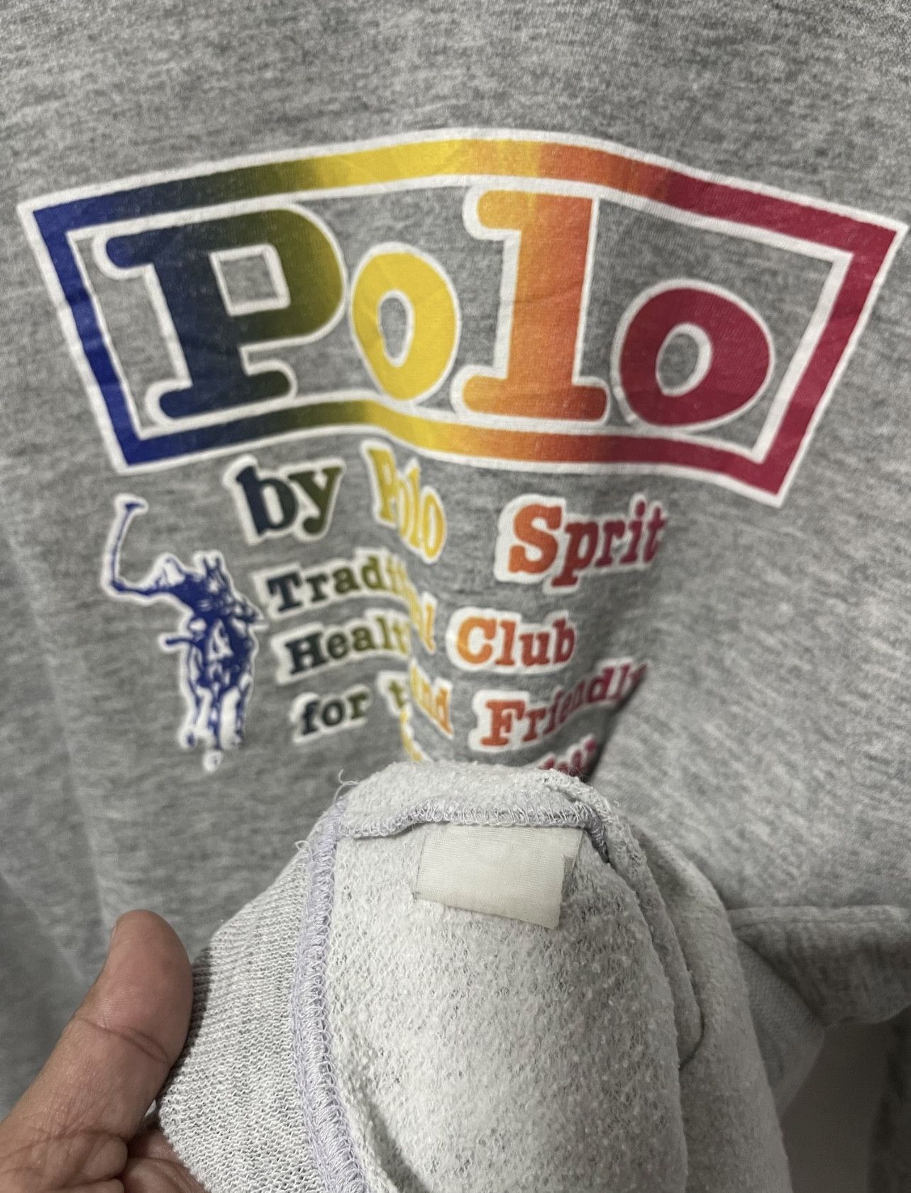 Japanese Brand × Vintage Y2k Polo By Polo Spirit Poem Sweatshirt Size US M / EU 48-50 / 2 - 7 Thumbnail