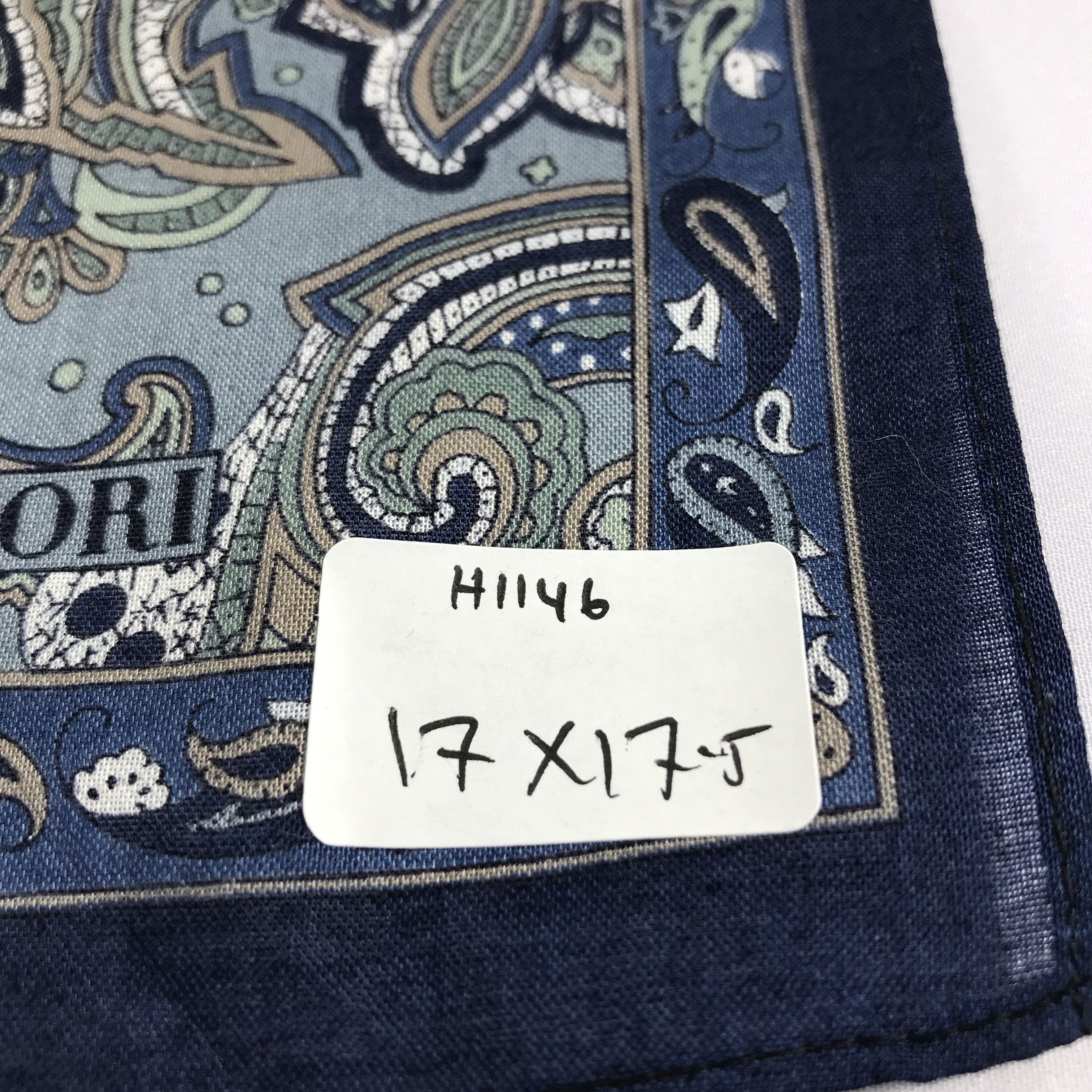 Hanae Mori Hanae Mori Paisley Handkerchief Neckerchief Bandana H1146 Size ONE SIZE - 5 Thumbnail
