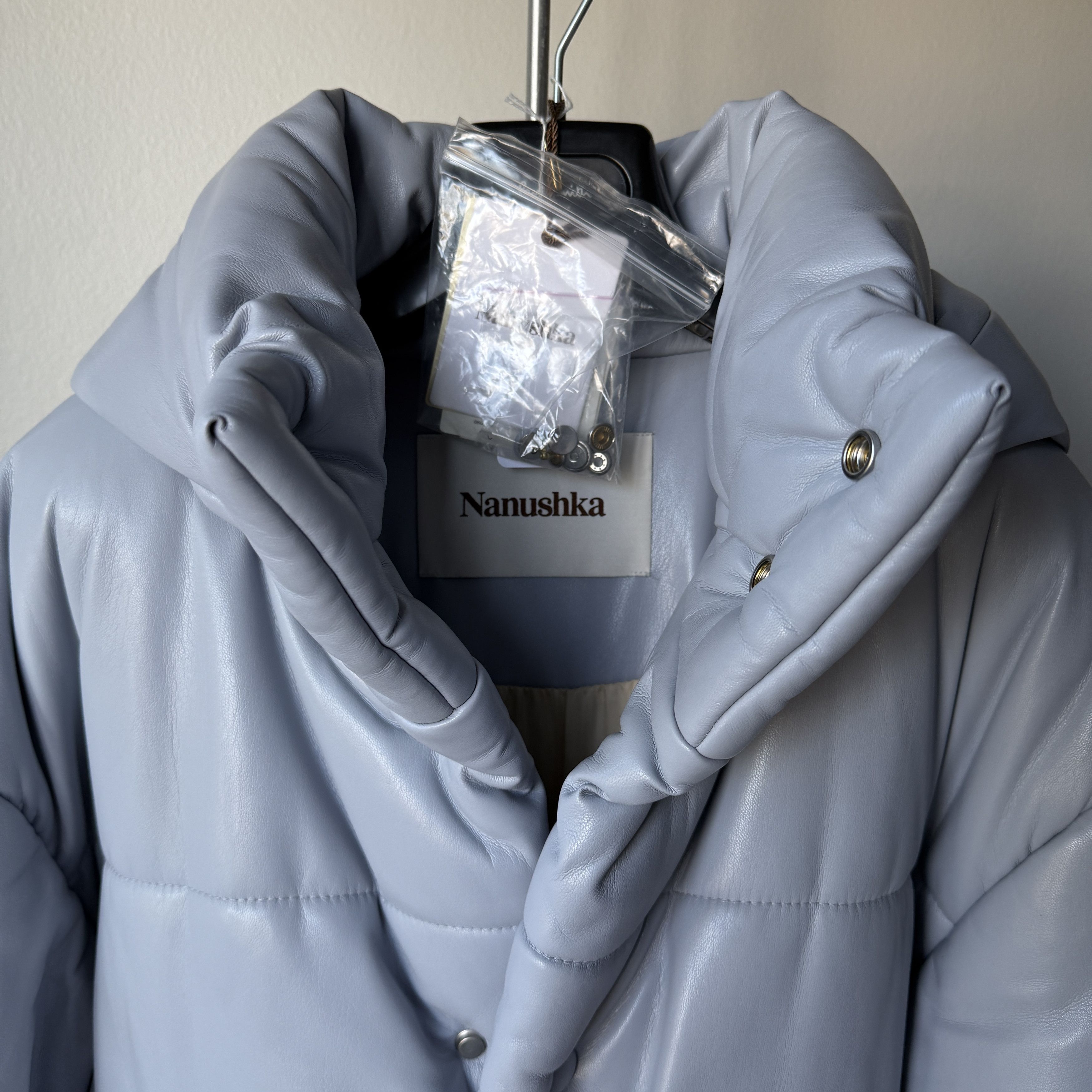Nanushka Nanushka Vegan Leather Puffer Jacket Size US M / EU 48-50 / 2 - 2 Thumbnail
