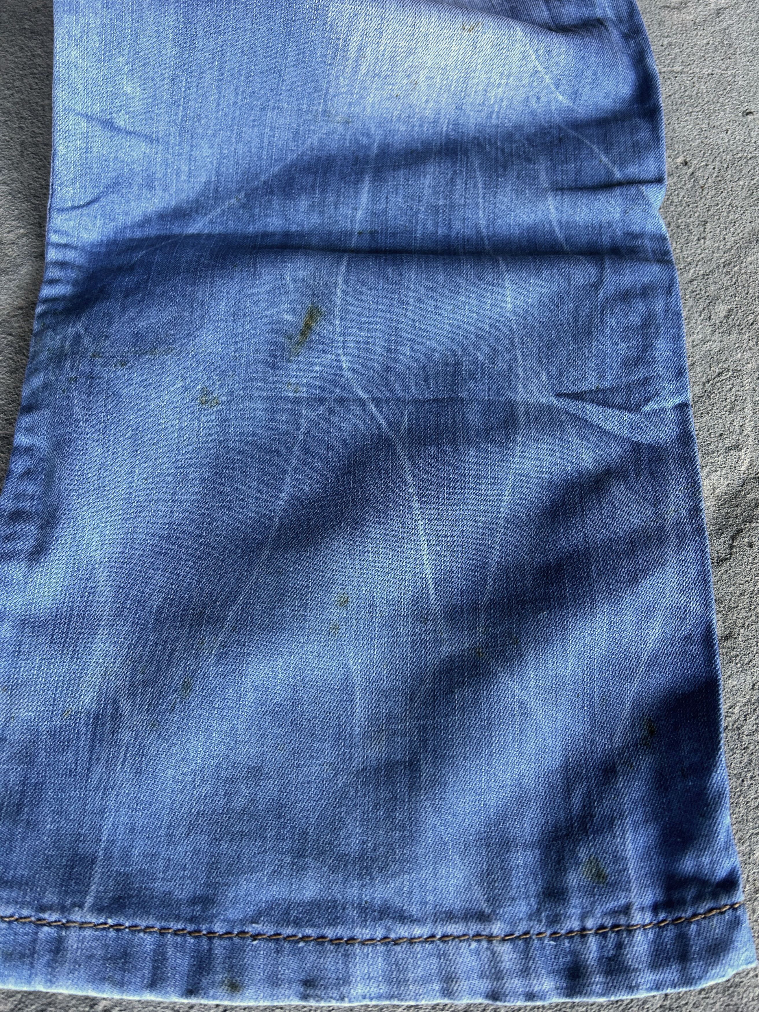 Vintage Vintage Wash Blue Denim Jeans Embroidered Pocket Y2K Style Size US 32 / EU 48 - 8 Thumbnail