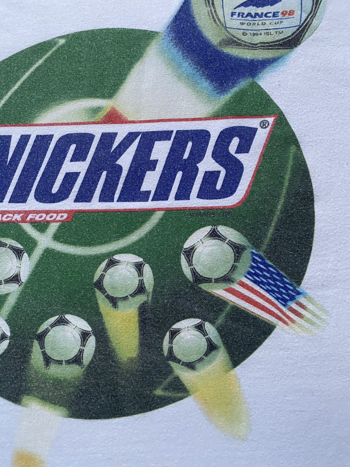 Vintage SNICKERS VINTAGE SHIRT WORLD CU FRANCE 98 Size US L / EU 52-54 / 3 - 11 Thumbnail