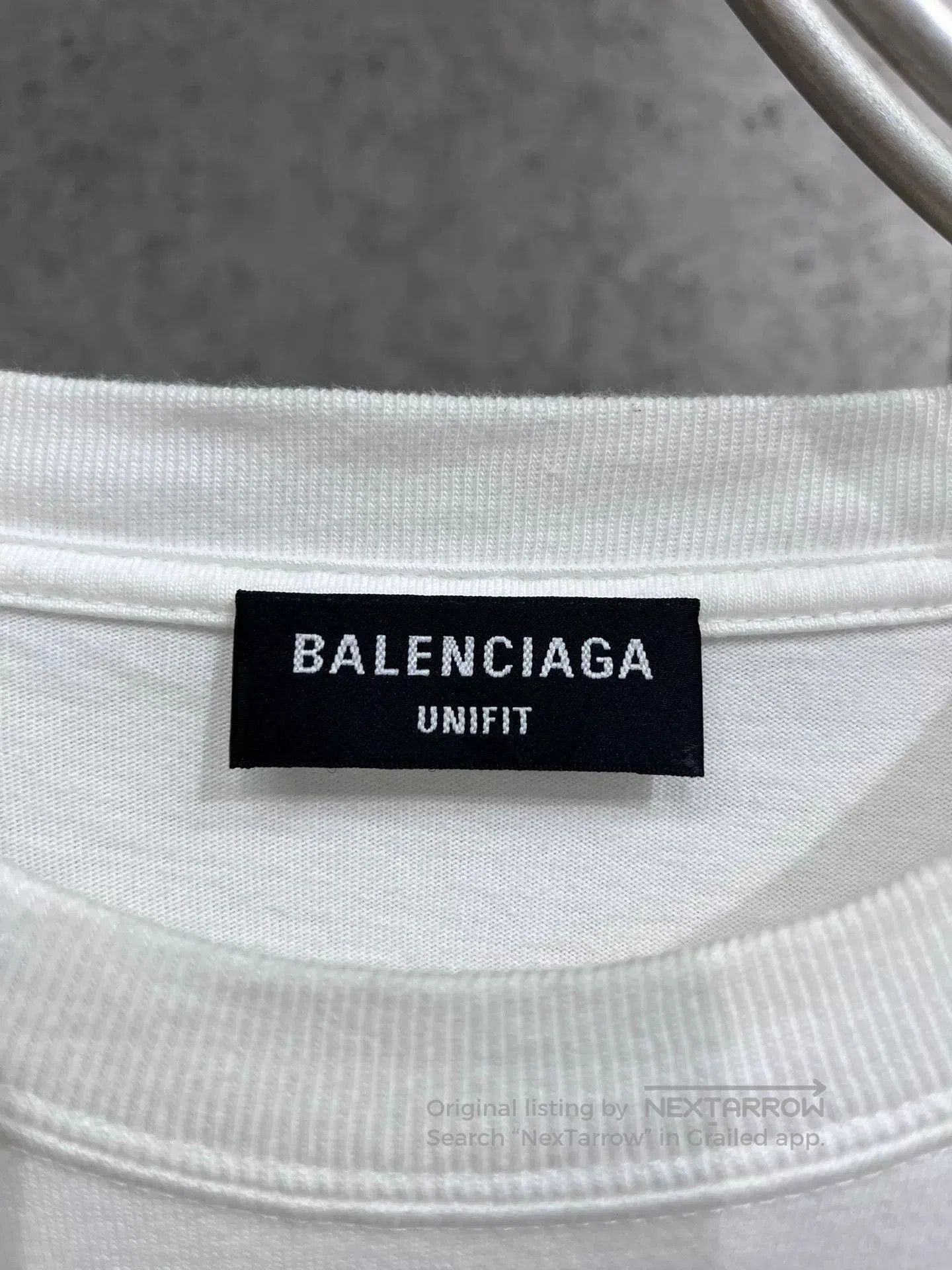 Balenciaga Balenciaga White Oversized Scissors Short-Sleeve S. Size US S / EU 44-46 / 1 - 3 Thumbnail