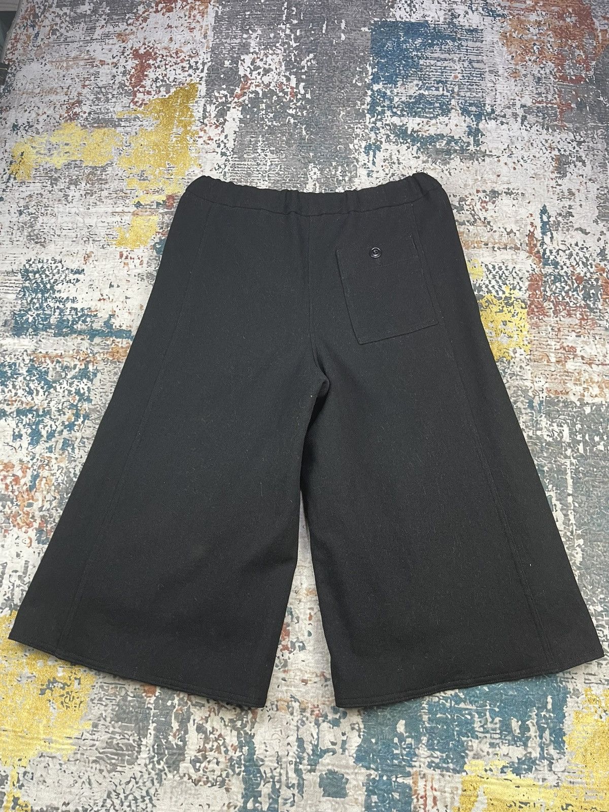 Lemaire × Uniqlo Lemaire 3 Quarter Wide Leg Wool Pants Size 32" / US 10 / IT 46 - 7 Thumbnail