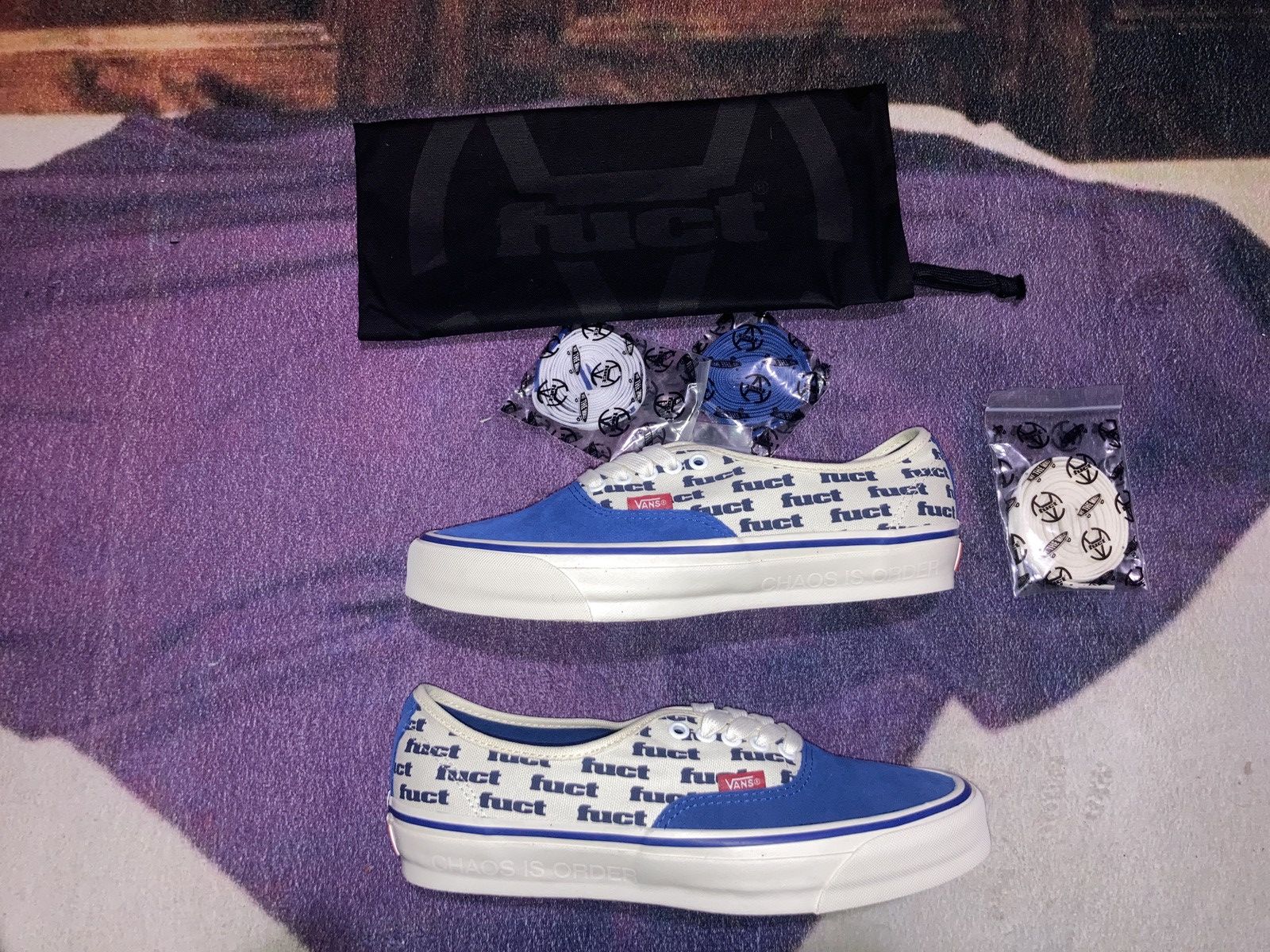 FUCT × Vans Fuct Vans Reissue 44 White/True Blue Size US 9.5 / EU 42-43 - 1 Thumbnail